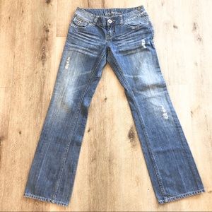 Guess Doheny Distressed Bootleg Cut